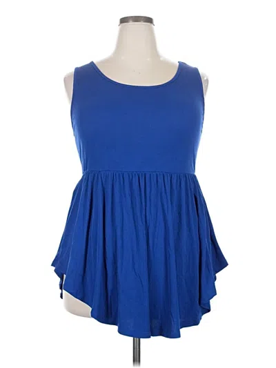 Pre-owned Shein Curve Casual Dress In Blue