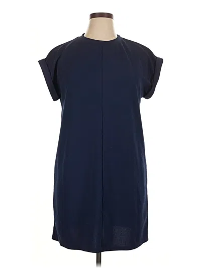 Pre-owned Shein Curve Casual Dress In Blue