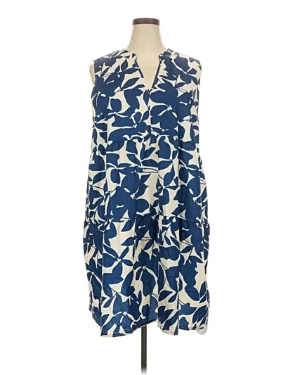 Pre-owned Shein Curve Casual Dress In Blue