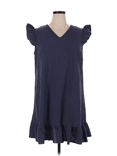 Pre-owned Shein Curve Casual Dress In Blue