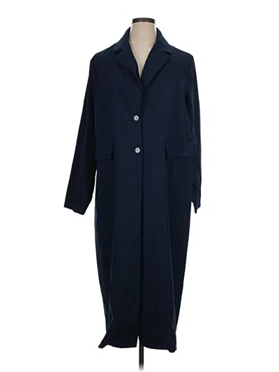 Pre-owned Shein Curve Casual Dress In Blue
