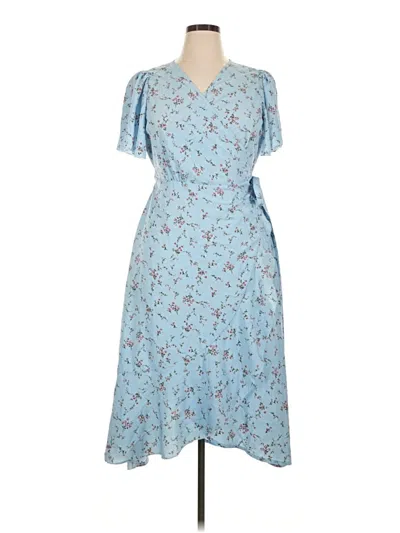 Pre-owned Shein Curve Casual Dress In Blue