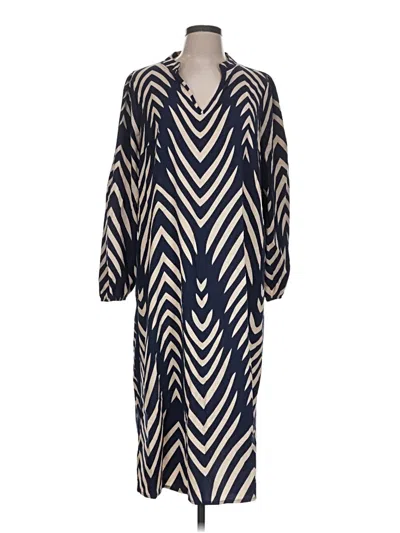 Pre-owned Shein Curve Casual Dress In Blue