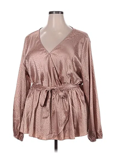 Pre-owned Shein Curve Casual Dress In Brown