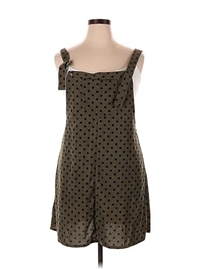 Pre-owned Shein Curve Casual Dress In Brown