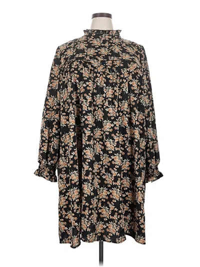 Pre-owned Shein Curve Casual Dress In Brown