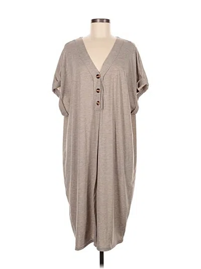 Pre-owned Shein Curve Casual Dress In Gray