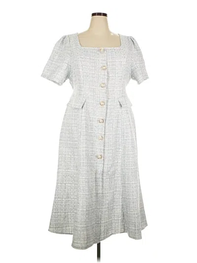Pre-owned Shein Curve Casual Dress In Gray
