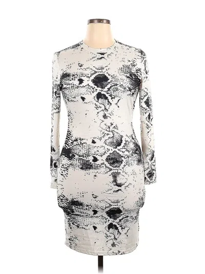 Pre-owned Shein Curve Casual Dress In Gray