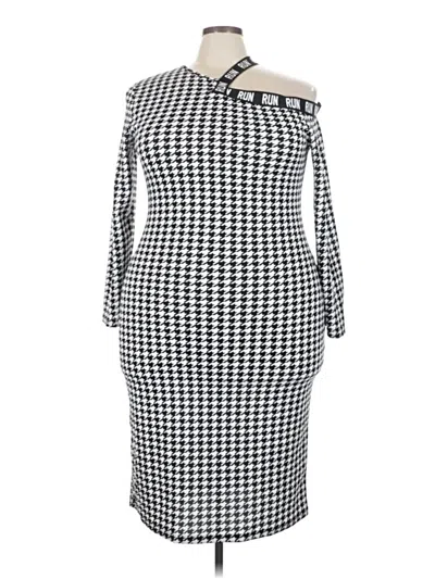 Pre-owned Shein Curve Casual Dress In Gray