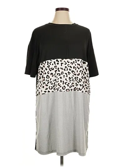 Pre-owned Shein Curve Casual Dress In Gray