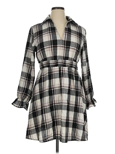 Pre-owned Shein Curve Casual Dress In Gray