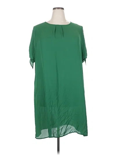Pre-owned Shein Curve Casual Dress In Green