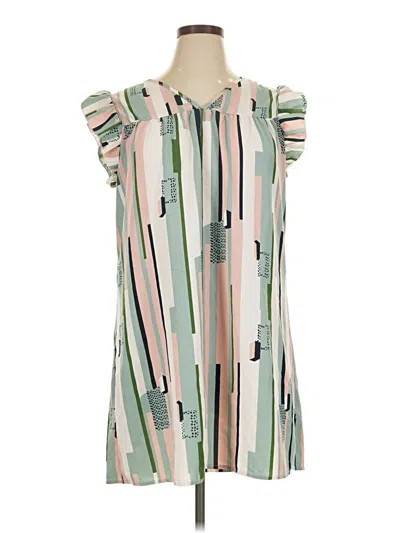 Pre-owned Shein Curve Casual Dress In Green