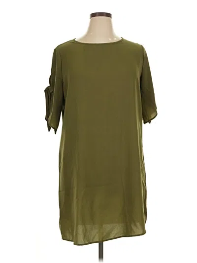 Pre-owned Shein Curve Casual Dress In Green