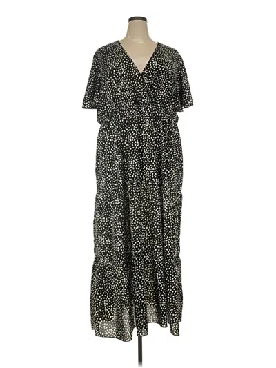 Pre-owned Shein Curve Casual Dress In Green