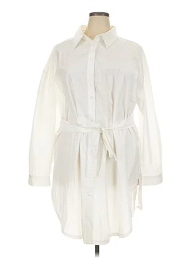 Pre-owned Shein Curve Casual Dress In Ivory
