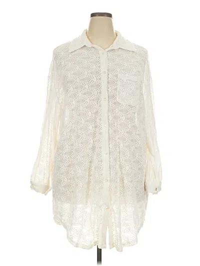 Pre-owned Shein Curve Casual Dress In Ivory