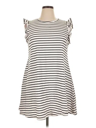 Pre-owned Shein Curve Casual Dress In Ivory