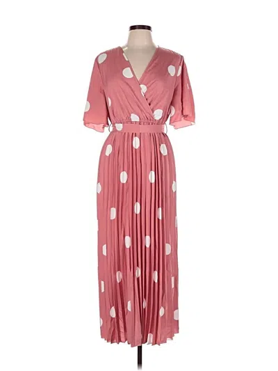 Pre-owned Shein Curve Casual Dress In Pink