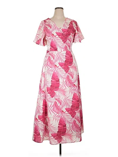 Pre-owned Shein Curve Casual Dress In Pink