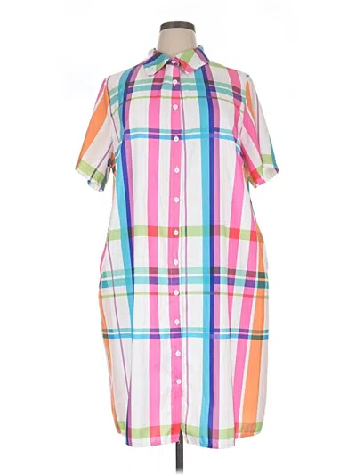 Pre-owned Shein Curve Casual Dress In Pink