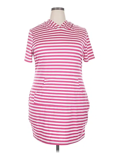 Pre-owned Shein Curve Casual Dress In Pink