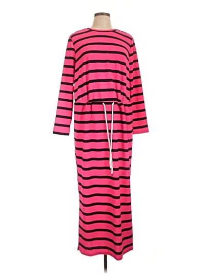 Pre-owned Shein Curve Casual Dress In Pink