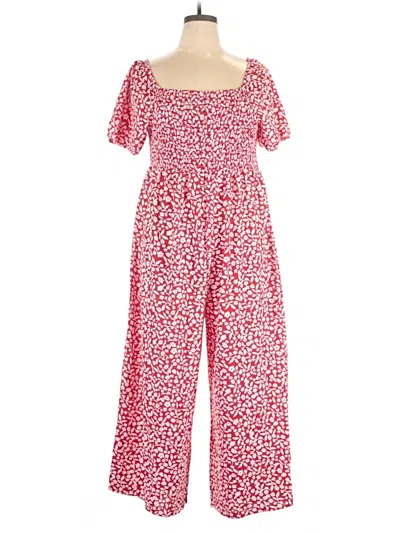 Pre-owned Shein Curve Casual Dress In Red