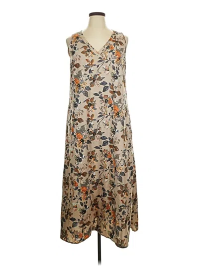 Pre-owned Shein Curve Casual Dress In Tan