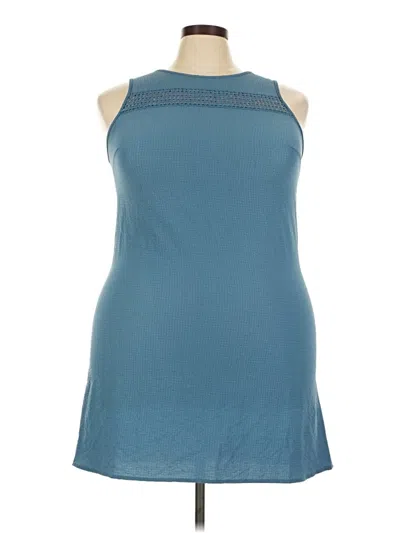 Pre-owned Shein Curve Casual Dress In Teal