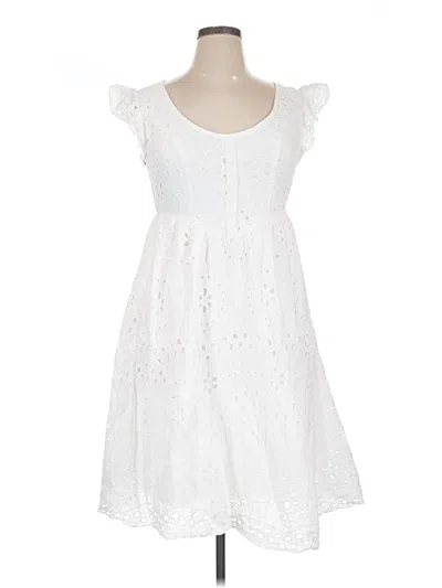 Pre-owned Shein Curve Casual Dress In White