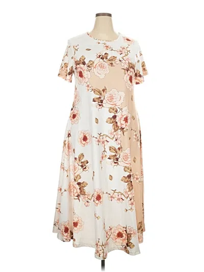 Pre-owned Shein Curve Casual Dress In White