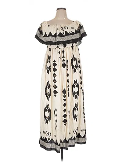 Pre-owned Shein Curve Casual Dress In White