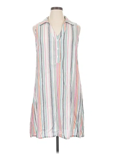Pre-owned Shein Curve Casual Dress In White