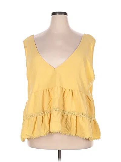 Pre-owned Shein Curve Casual Dress In Yellow