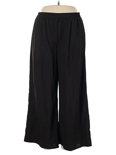 Pre-owned Shein Curve Casual Pants In Black