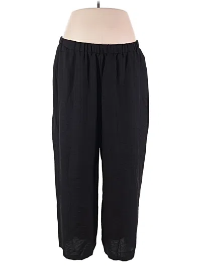 Pre-owned Shein Curve Casual Pants In Black