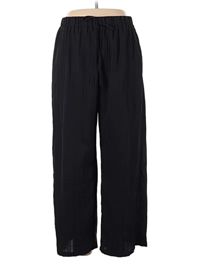 Pre-owned Shein Curve Casual Pants In Black