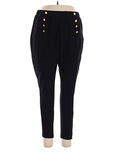 Pre-owned Shein Curve Casual Pants In Black