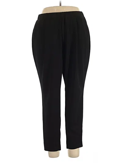 Pre-owned Shein Curve Casual Pants In Black