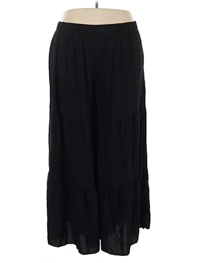 Pre-owned Shein Curve Casual Pants In Black