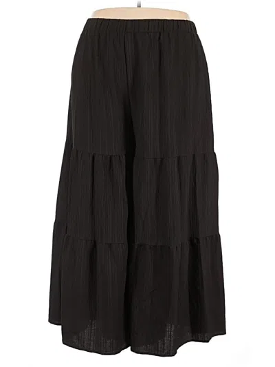 Pre-owned Shein Curve Casual Pants In Black