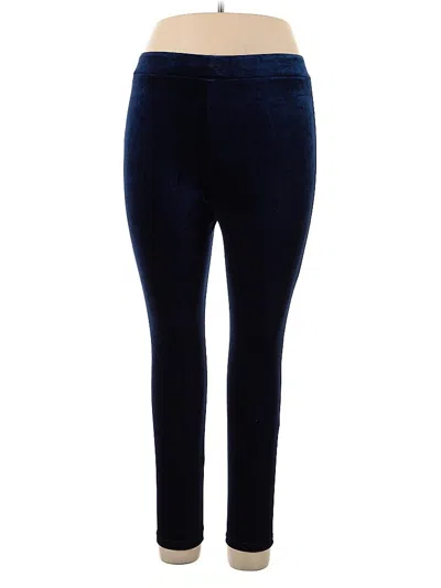 Pre-owned Shein Curve Casual Pants In Blue