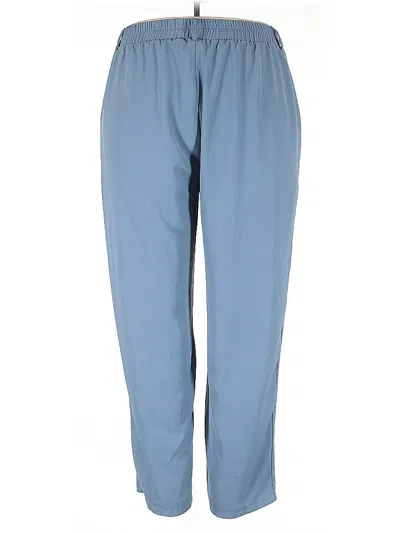 Pre-owned Shein Curve Casual Pants In Blue