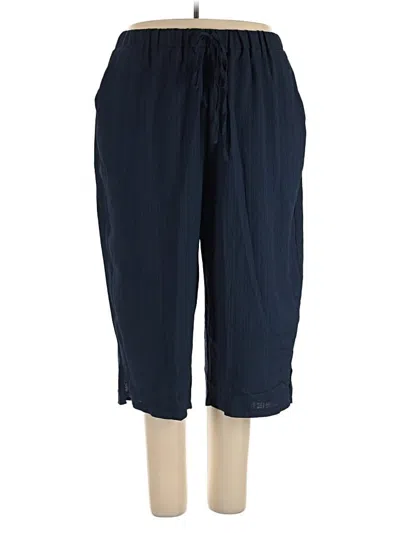 Pre-owned Shein Curve Casual Pants In Blue
