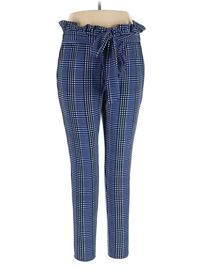 Pre-owned Shein Curve Casual Pants In Blue