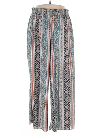 Pre-owned Shein Curve Casual Pants In Blue