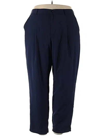 Pre-owned Shein Curve Casual Pants In Blue