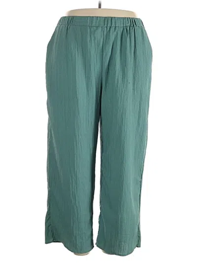 Pre-owned Shein Curve Casual Pants In Blue